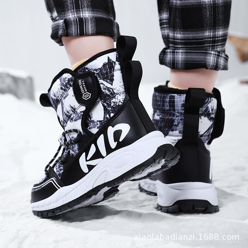 Winter New Thickened Velvet  School Students, Cotton Shoes
