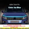 Car Flashing 1pcs Waterproof Car light DRL Daytime Running Light with Start Scan fog lamp 12V for Volkswagen VW Tiguan 2007-2022