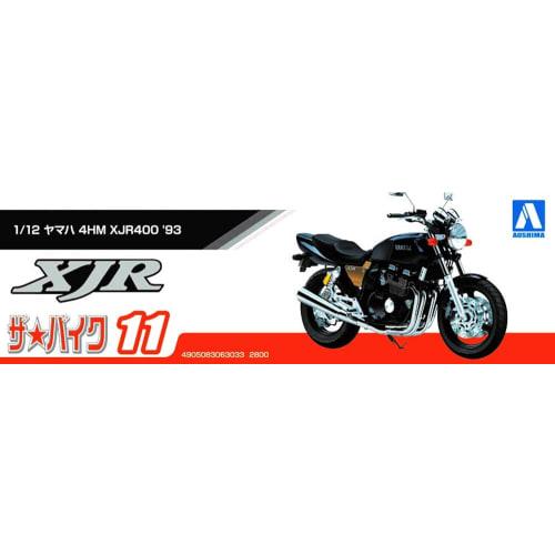 Aoshima Bunka Kyozai 1/12 Scale The Bike Series No. 11 Yamaha 4HM XJR400 1993 Plastic Model