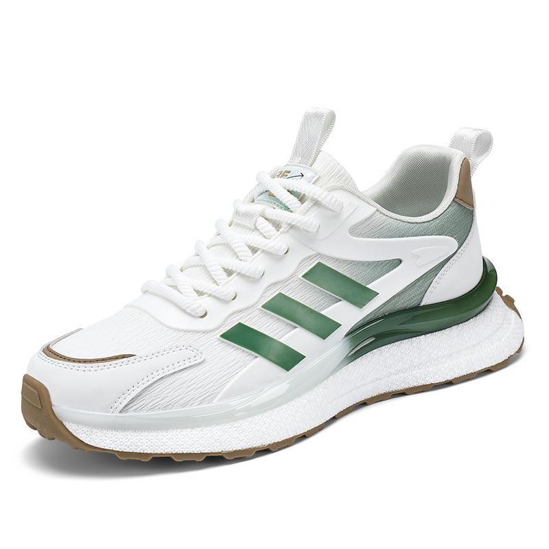 Popcorn Sole Men's Sports Shoes 2024 Spring New Mesh Breathable and Comfortable Outdoor Leisure Travel Men's Shoes