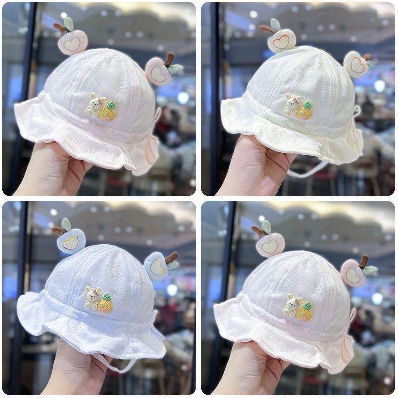 Cute Baby Sun Protection Hat - Lightweight for Spring & Autumn, Adorable Fisherman Style for Boys & Girls, Infant Toddler Shade Hat
