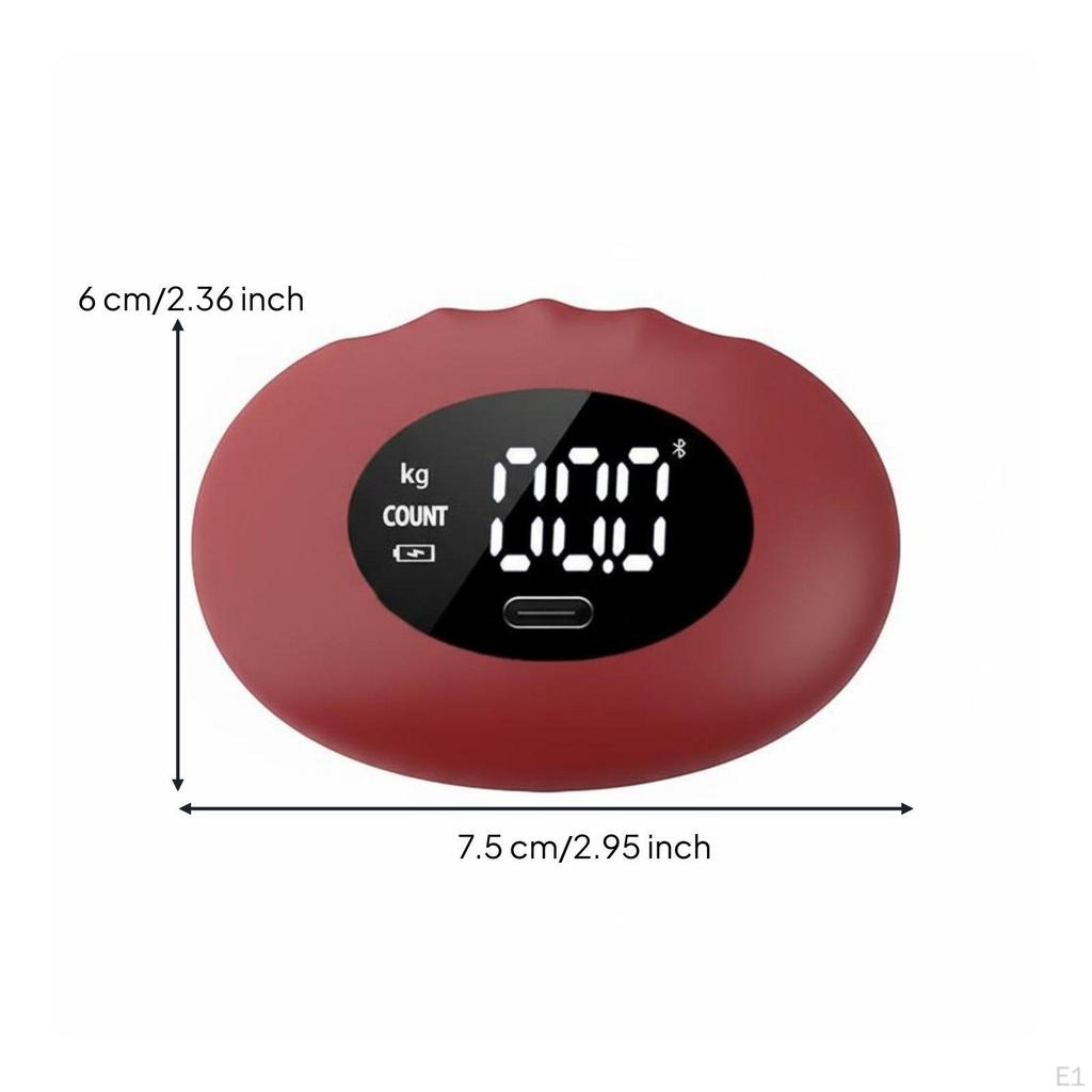 Electronic Grip Strength Tester Smart Counting Digital Hand Dynamometer Measures Up To 180kg