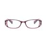 1PC Premium Classic Rectangle Reading Glasses - Floral Temples, For Middle-Aged/Elderly/Men/Women/Students/Teachers, Casual & Business Use