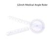 Kalibrowany 360 stopni goniometr Fizjoterapeutyczny linijka do pomiaru kąta stawu