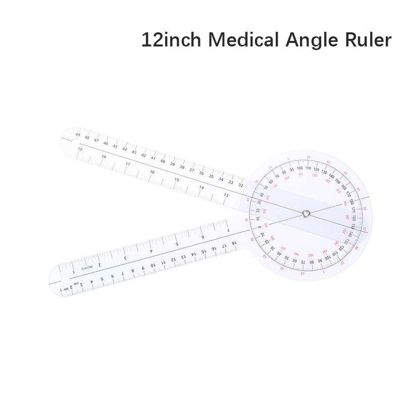 Goniômetro calibrado de 360 graus Physio Medical Joint Angle Measure Ruler