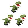 3 Pcs Dinosaur Action Figures with Movable Mouths Funny Finger Dino Toys for Kids Dinosaur Figure Chomp Toy Gifts for Halloween Easter Christmas