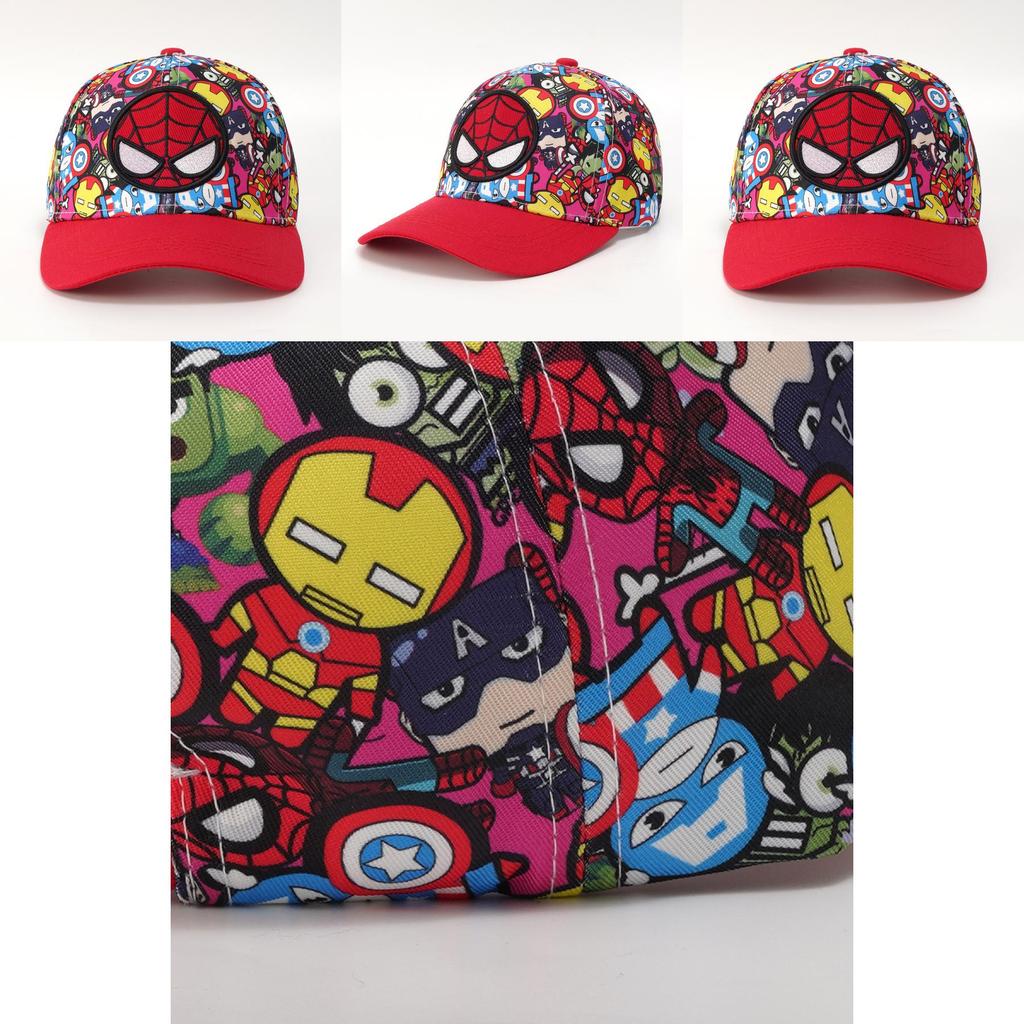 Spider Man Childrens Embroidered Baseball Cap With Sun Protection And Breathable Cotton For Spring Autumn Seasons