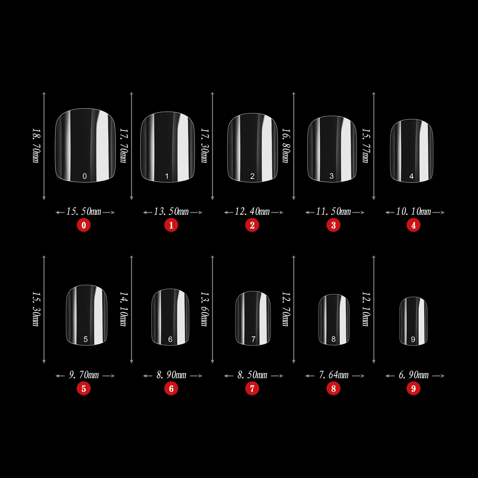 

Полное покрытие, сумка для подводного плавника, удлиненный заостренный гвоздь 4XL, балетный ноготь, миндалевидный ноготь, короткий ноготь, каплевидный ноготь