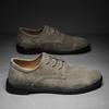 Suede Leather Oxford Shoes for Men Lace Up Man Business Shoes All-Match Casual Dress Footwear New Outdoor Formal Shoes Sneakers