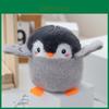 Llavero de Peluche de Pingüino con Pelo Largo de Felpa Relleno de Algodón PP Para Bolsos y Estudiantes