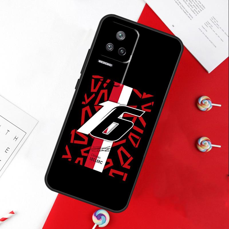 Charles Leclerc 16 F1 Case For Xiaomi 13 12 Lite 12X 11T 12T Pro Cover For POCO F5 X5 X3 Pro X4 F4 GT F3 C40 M5s