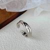 S925 Sterling Silver Crossover Wrap Ring – Trendy High-End Women's Hip Hop Punk Style