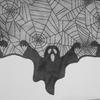 Sheer Fabric Spider Web Ghost Edge Tablecloth Gothic Style Black Lace Table Runner  Dining Table