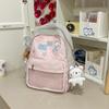 Schoolbag new small fresh schoolbag female cute polka dot niche junior high school student backpack lightweight large capacity class backpack