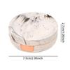 Marble Pattern Contact Lens Box Round High-end Color Contact Lens Care Water Box Color Contact Len Double Box Storage Mirror Box