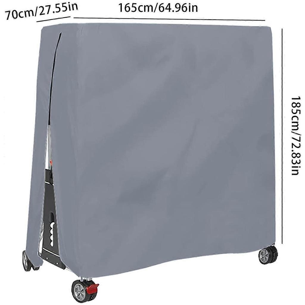 Copertura Impermeabile e Antipolvere per Tavolo da Ping Pong da Esterno Copertura per Tavolo da Ping Pong 165x70x185cm