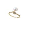 Cold Wind Freshwater Pearl Ring Women's New Personalized Pearl Ring Jewelry Niche Fashion Exquisite