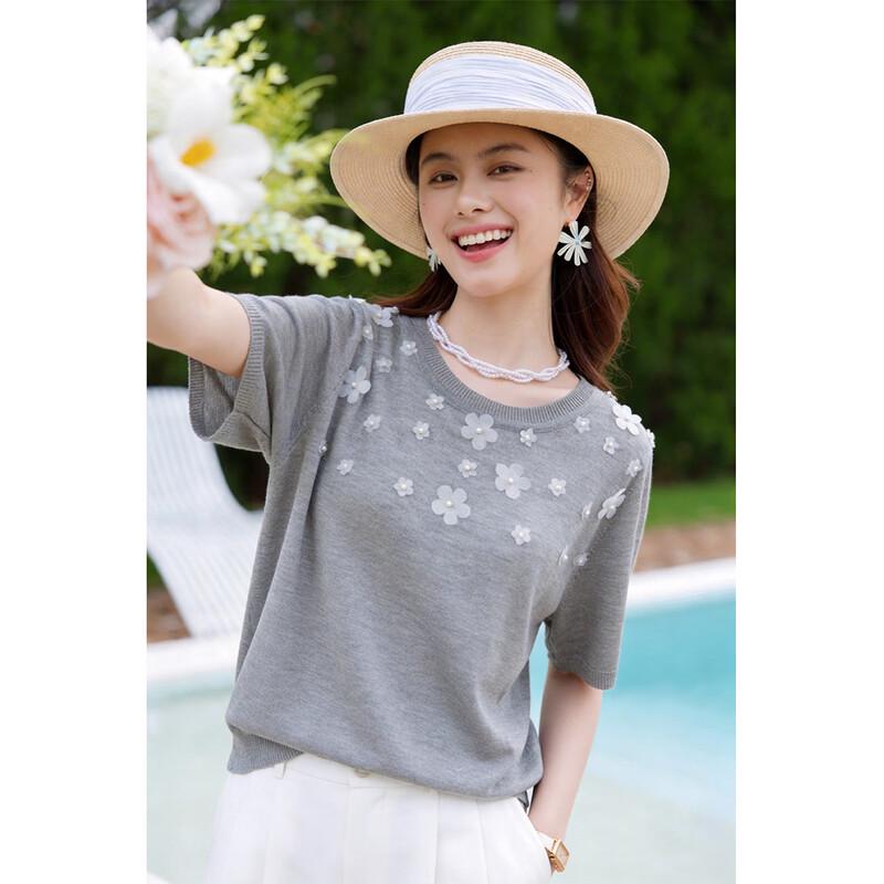 Mocana Women s Floral Short Sleeve T-Shirt OS