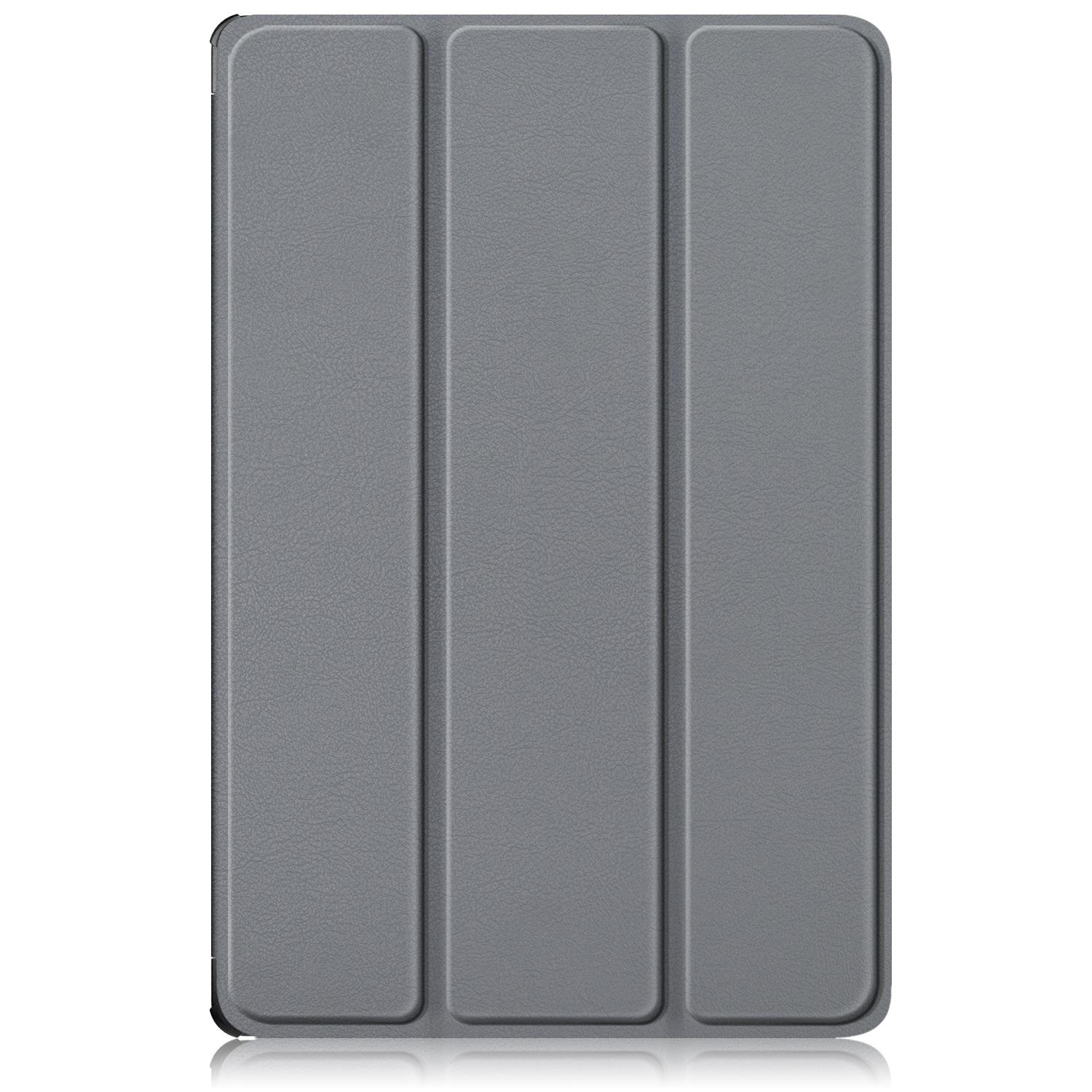 Voor Lenovo Yoga Tab Plus 12.7'' TB520FU Magnetische Drievoudige Harde Achterkant Voor Lenovo Yoga Pad Pro 12.7 Slimme Funda Kinderen Yoga Tab Plus 12.7 grijze kleur