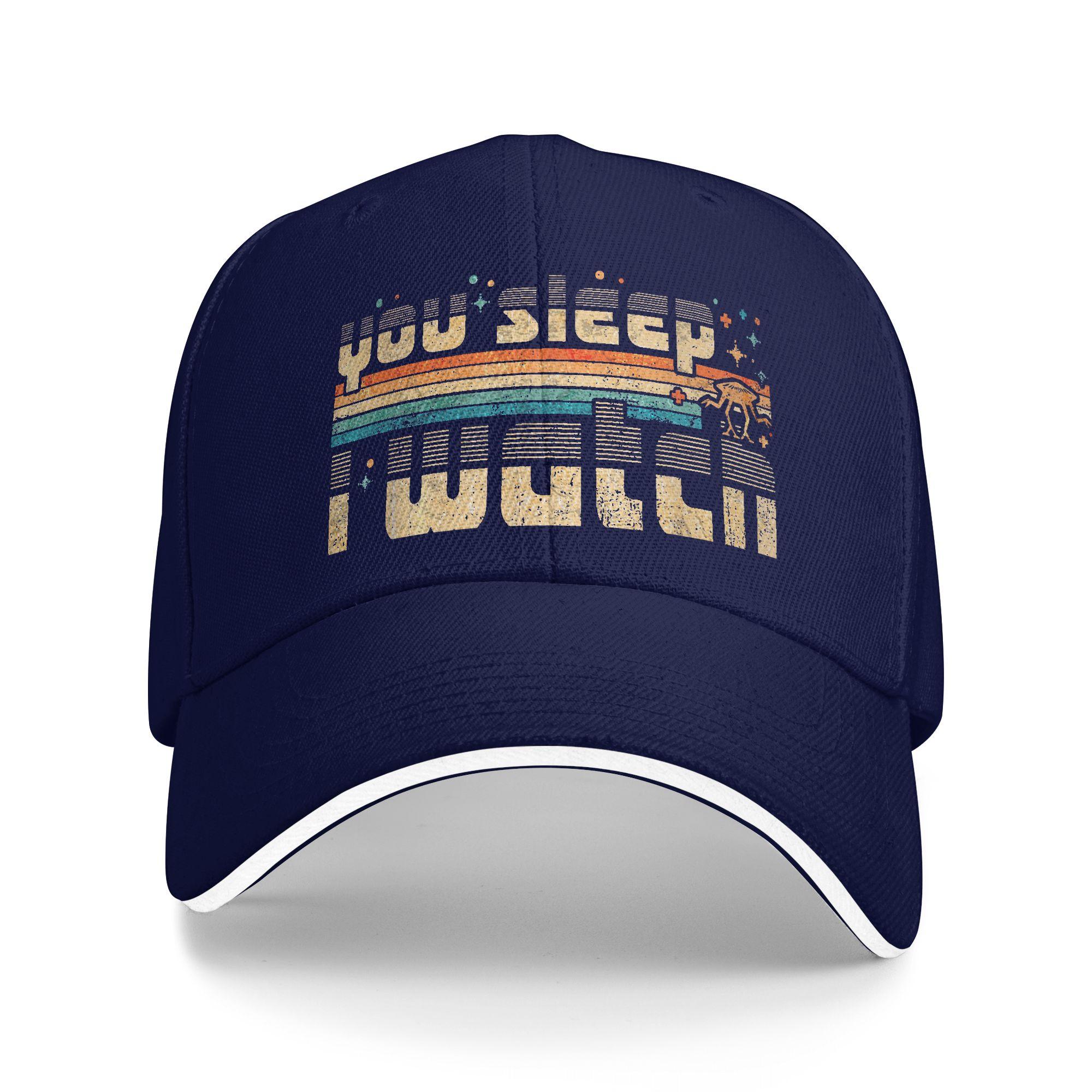 

Funny You Sleep I Watch Baseball Caps Hip Hop Project Hail Mary Sandwich Hat Unisex Style Breathable Dad Hat Fishing One Size темно-синий
