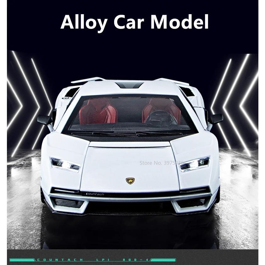 1/24 Lamborghini Countach LPI800-4 сплав спортивная модель автомобиля литая игрушечная — фото 6