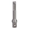 3 Pcs 1/4" 3/8" 1/2" Socket Driver Adapter Drill Bit Adapter Extra Long Adapter Impact Drill Bits for SDS Plus Hammer Drill