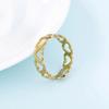 Women's Heart Ring Stainless Steel Gold Wedding Rings Romantic Jewelry Valentine's Day Gift