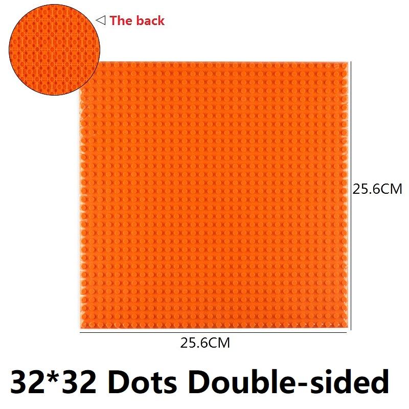 Non-Toxic Single Double Sided 32X32 16X16 16X32 Dots Classic Base Plates Blocks Diy Small Size Bricks Baseplates Construction Building Toy