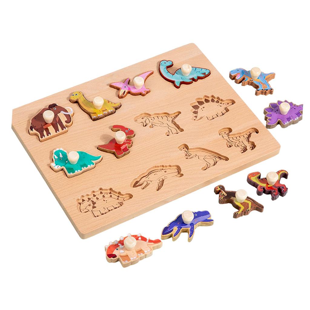 Wooden Shapes Puzzle Shape Sorter Board Preschool Hand Eye Coordination Fine Motor Skill for Children Toddlers Birthday Gifts