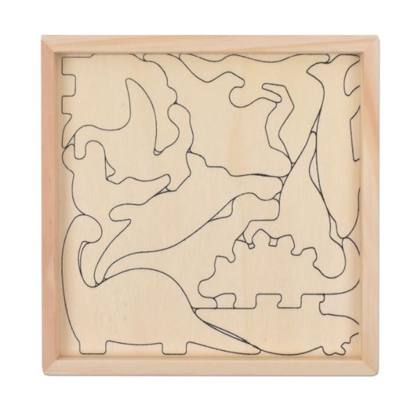 Oz Toy Wood Balance Picture Domino Puzzle Dinosaur, 12 Pieces, 1, Korea Best Toddler Puzzle