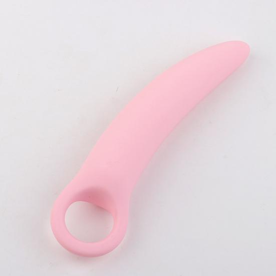 Durable Butt Stimulator Easy To Use Easy To Clean Pink Butt Plug Sex Toy for Hotel