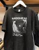 Vintage tričko z turné Radiohead Nové Harajuku Grafická trička