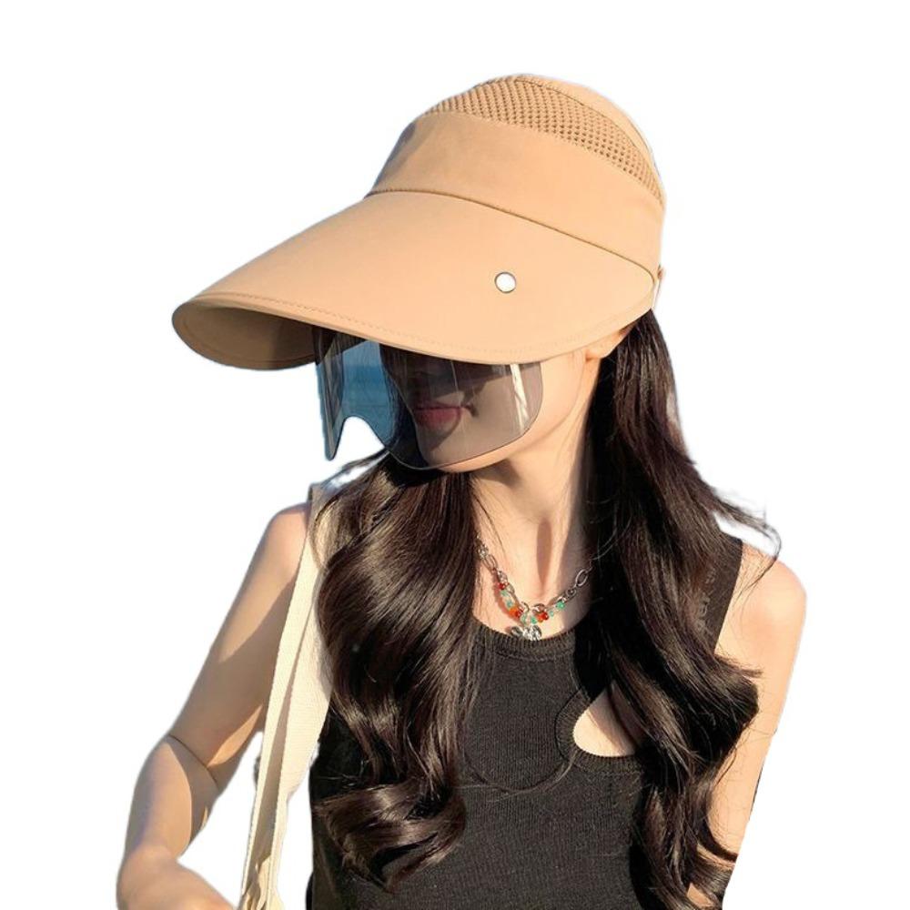 Sunscreen Lens Cover Face Cap Face Mask Tea Picking Hat Fashion Sunscreen Bucket Hat  Climbing