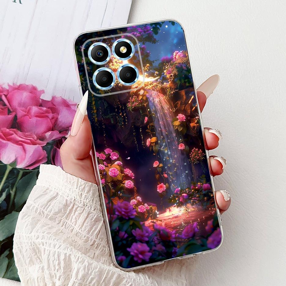 For Honor X6 Case Honor X8 5G VNE-N41 New Fashion Painted Cover Soft Slim Phone Case For Honor 70 Lite HonorX6 HonorX8 5G Fundas