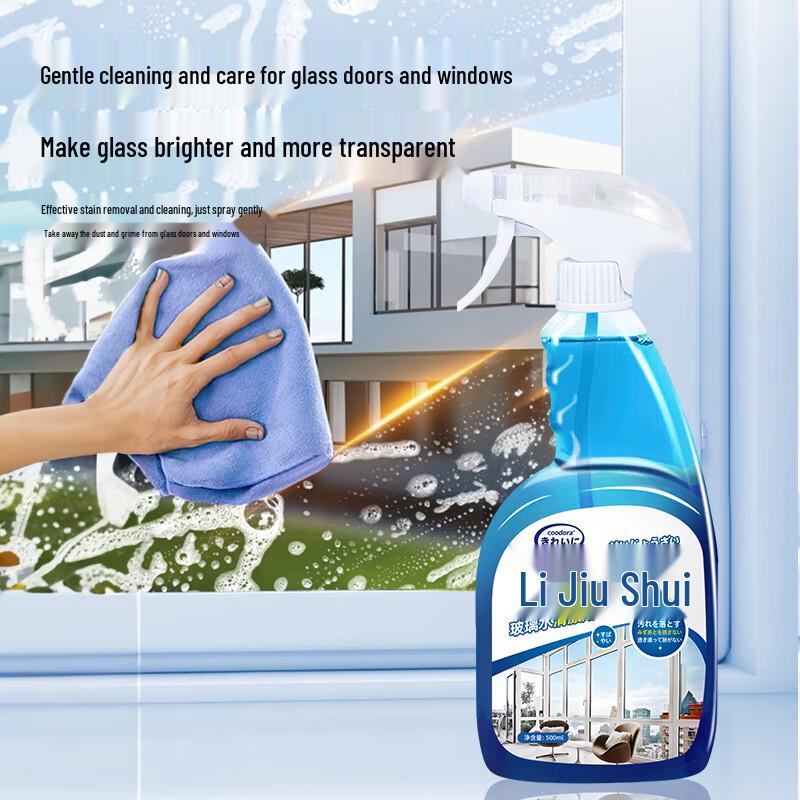 COODORA Glasreiniger für Zuhause und Badezimmer