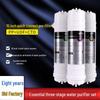 10-Inch Water Purifier Filter Set: Pre-Three Stage Korean Quick Connect Filters with PP Cotton, Granular Activated Carbon, and Compressed Carbon