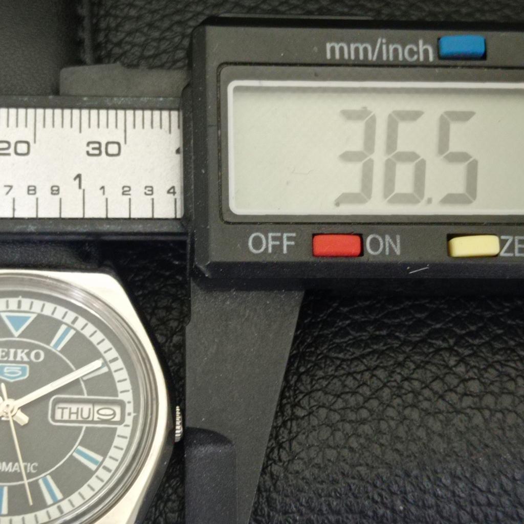 VINTAGE SEIKO 5 AUTOMATIC JAPAN 6309A MENS BLACK COLOR DIAL WATCH a702734-1 R210-a702734