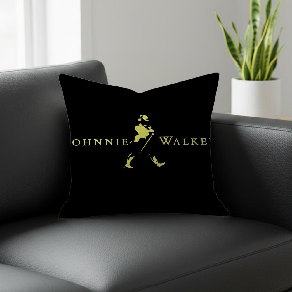 Brand Johnnie Walker Cushion Cover Natural Linen Pillowcase Set AllinOne Decor for Sofa Bedroom Chair