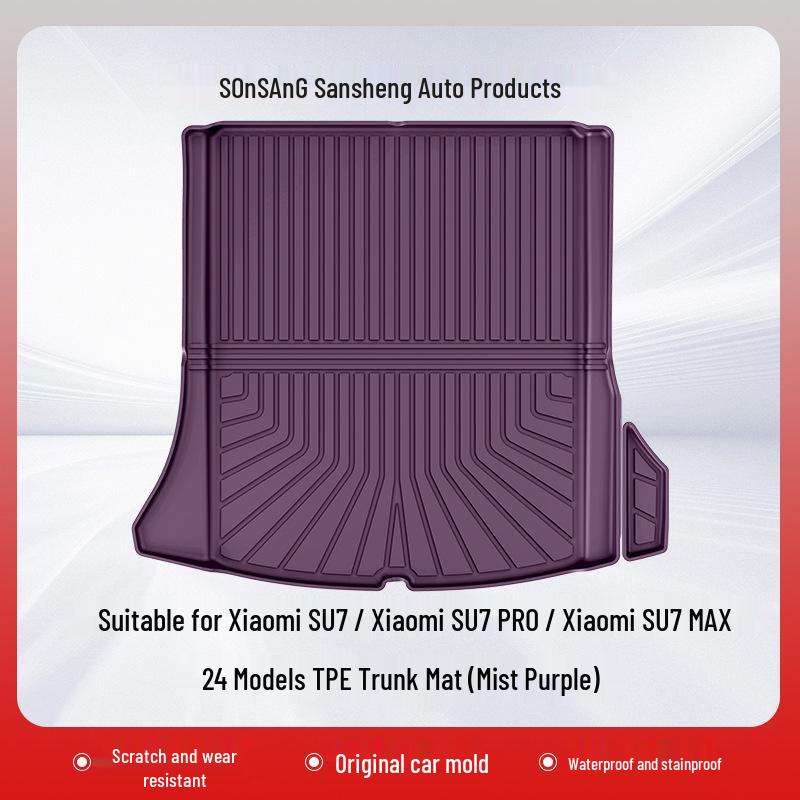 Custom TPE Car Floor Mats for Xiaomi SU7/SU7 Pro/Max - Five-Seater Interior Upgrade