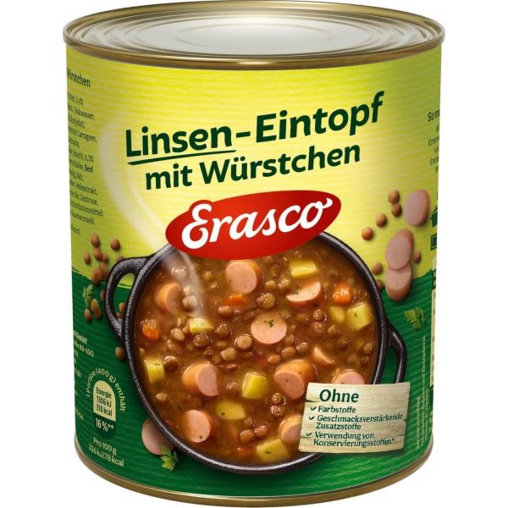 Erasco Pack Erasco Lentil Stew Sausage