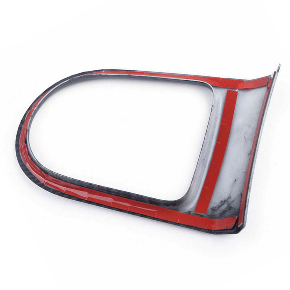 Carbon Fiber Look Inner Gear Shift Panel Frame Cover Trim For Ford Mustang 2015+