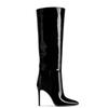 Women's Knee High Boots 2025 New Pointed Toe Thin High Heel Winter Party Shoes Ladies Black Pink Long Boot Footwear Big Size 45