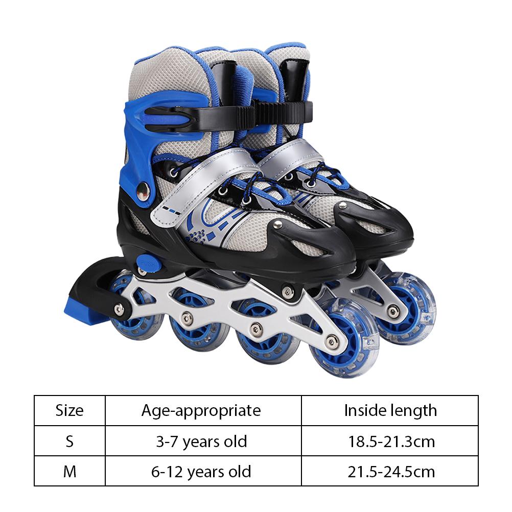 3 in 1 Inline Skates Triskates And Roller Skates for Children Adjustable Roller Skates Ice Skates