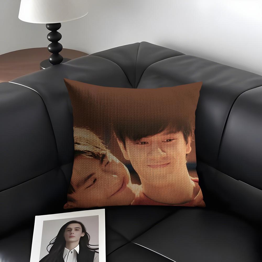 

BBad BuddyY TV Series Cushion Cover Natural Linen Organic Fabric DoubleSided Printing Sofa Home Decor Gift Pillow Case 30x30cm
