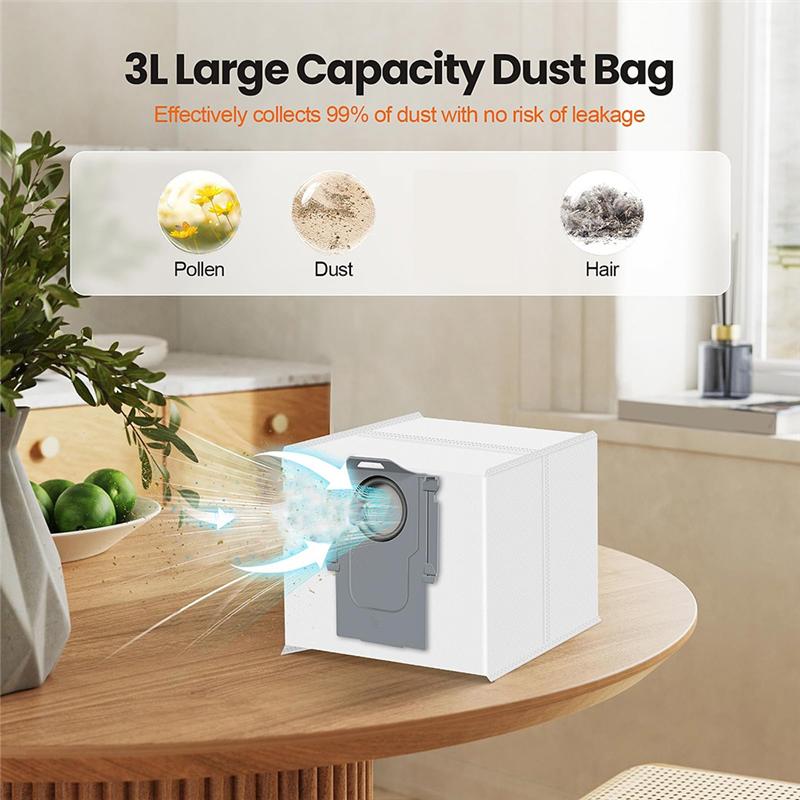 A25F-Spare Parts Accessories Dust Bag For Roborock Q10 S5/Q10 VF/Q10V/S8 Pro/S8 Pro Plus Vacuum Models