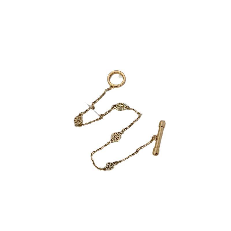 Brățară metalică elegantă, minimalistă, pentru navetă, cu cataramă de lux TO cu literă engleză