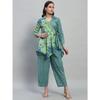 Reine Baumwolle Sommer Freizeitkleidung Kurti Set Indisches Bollywood Kurta Hose Kordelzug Set