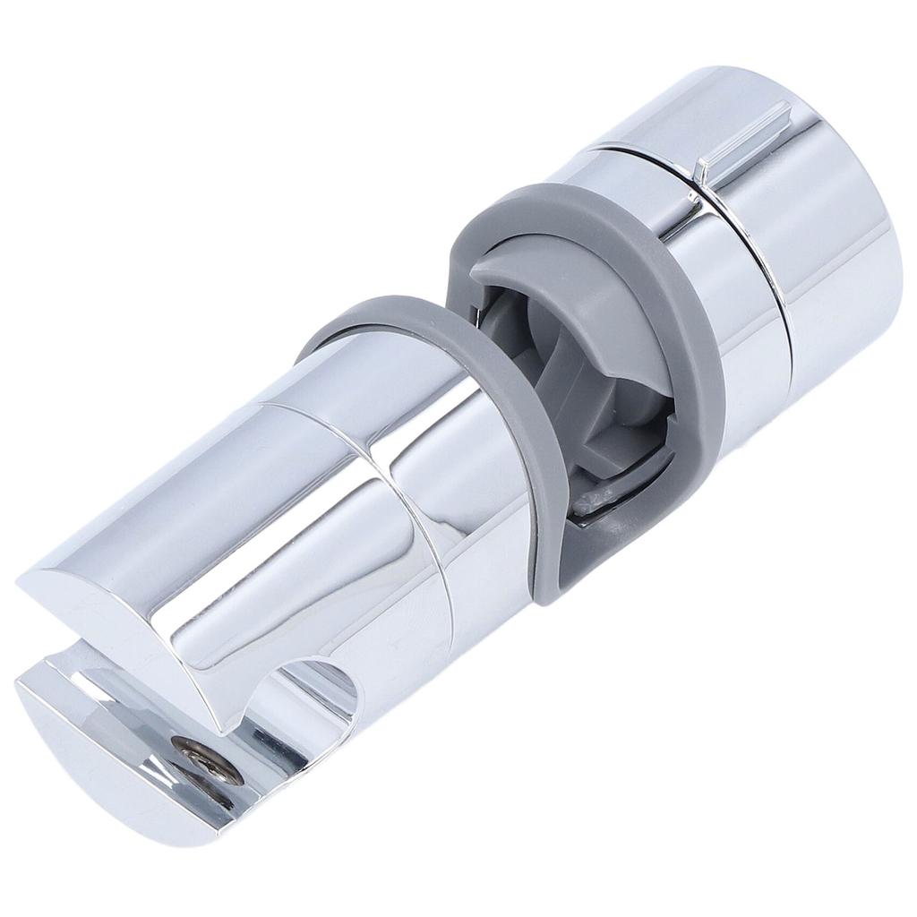 Suport Bar Glisant Duș Reglabil 360 Grade Clemă Dreaptă ABS Crom pentru 18?Țeavă 25mm