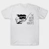Men Black Print T-shirt The Bread Pirate Roberts No-Cut Transfer Paper Print Cotton Tshirt