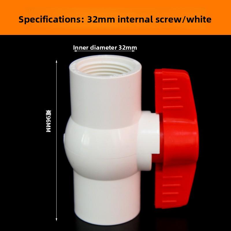 20~50mm Rura PVC Trójnik Kolanko Złączka Krzyżak Złącze Rury Wodnej do Nawadniania Ogrodu Akwarium Zawór Kulowy do Kontroli Wody